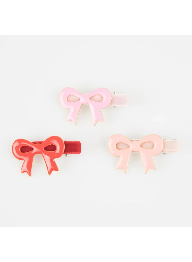 Meri Meri  Valentine's Bow Hair Clips - Set of 6  | Best Price UAE
